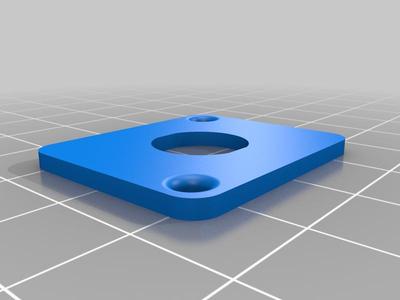 Adapter for LEMO panel connector for Neutrik D cutout.