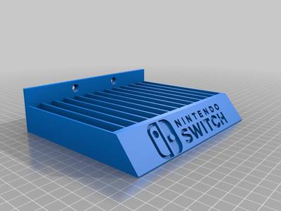 Nintendo Switch Game Case w/ Wall Mount