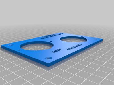 Live Well Drain Control Plate