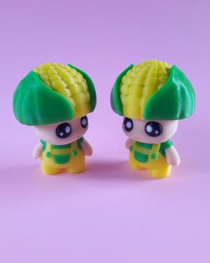 Articulated Mushroom Clicker – Mushgly SweetCorn - WigglyPals3D