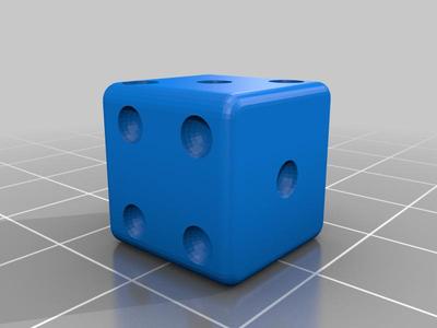 Dice block for game