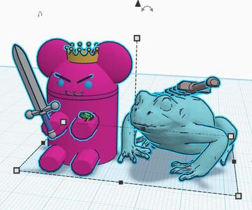 Battle Bear and friend