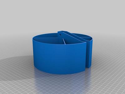 circular tool holder for a desk