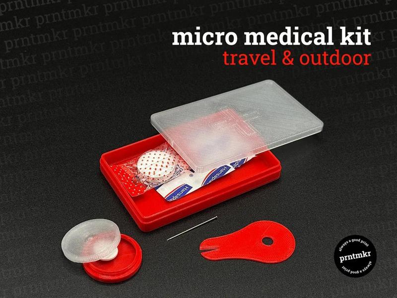 Micro Medical Kit • Camping, Travel, Hiking, Kids   