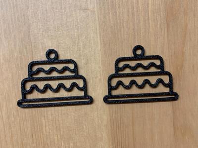 Cake Earrings