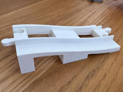 Duplo Compatible Train Rail Ramp
