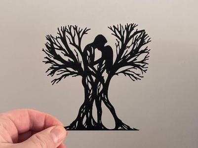 Valentine's Day - A Love Couple in Tree