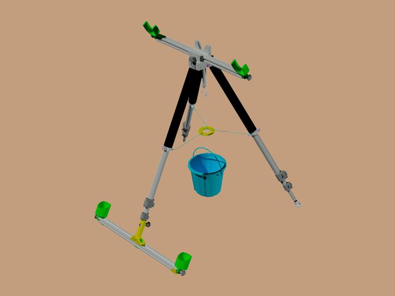 Fishing rod rest accessories (tripod)