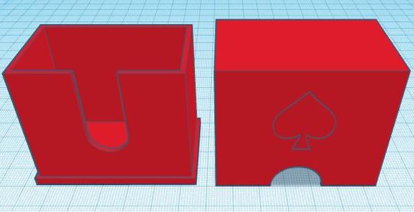 deck of Cards Playing Card Box