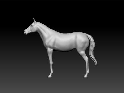 Horse - realistic Horse 3d model for 3d print