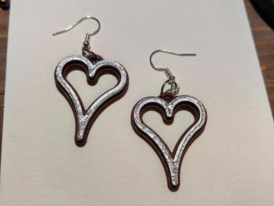 Earrings - Simple Heart