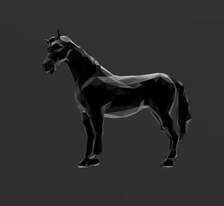 Horse A3 - Low Poly - Excellent Design - Decor