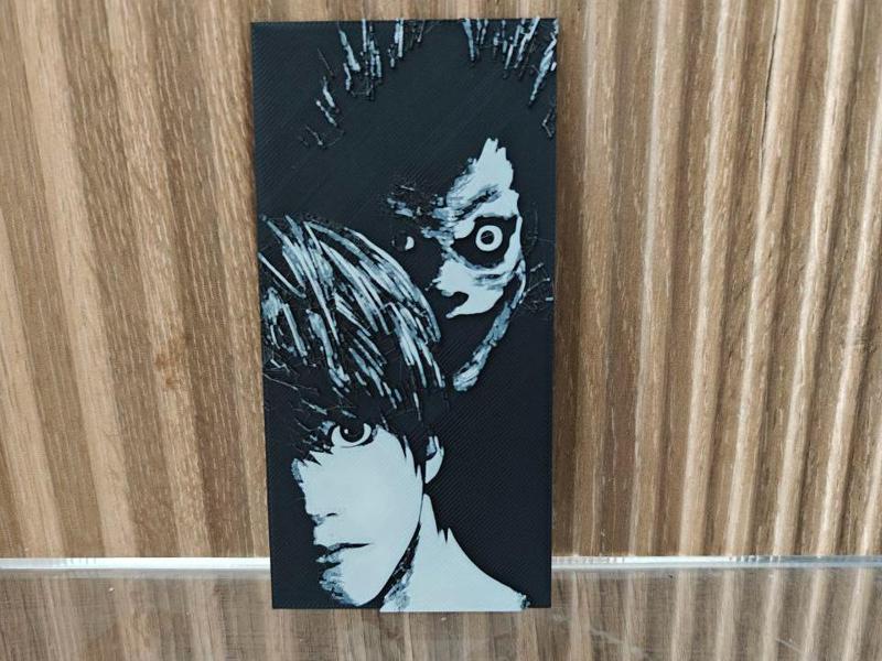 Death Note – Light & Ryuk Hueforge 