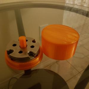 CD Spindle style shell plate holder storage for lee breech lock pro