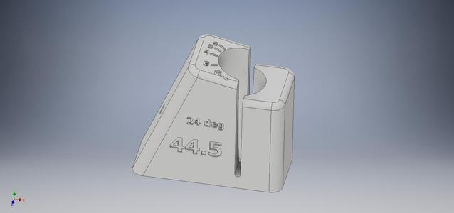 Longer 24 deg 44,5 Merge collector  cutting fixture.