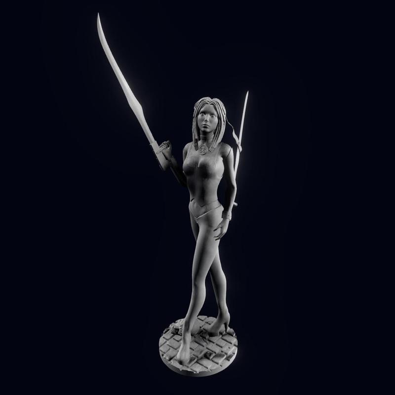 BloodRayne Statuette (for sla printer)