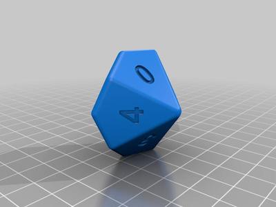 10 faces dice (D10)