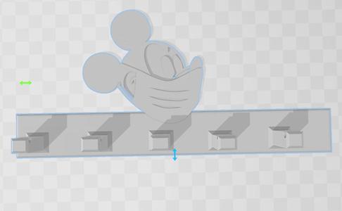 mickey mouse mask hanger