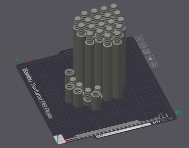 Modular Filament Spool Rack Rods
