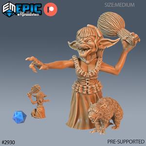 Goblin Diva Angry ‧ DnD Miniature ‧ Tabletop Miniatures ‧ Gaming Monster ‧ 3D Model ‧ RPG ‧ DnDminis ‧ STL FILE