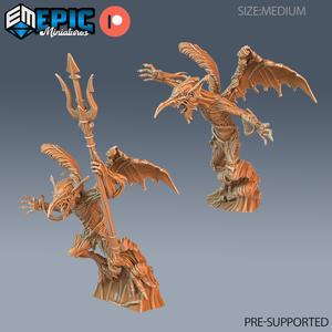 Water Mephit Set ‧ DnD Miniature ‧ Tabletop Miniatures ‧ Gaming Monster ‧ 3D Model ‧ RPG ‧ DnDminis ‧ STL FILE