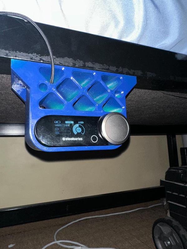 Arctis Nova pro wireless receiver mount under desk`