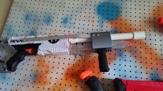 Nerf Rival Kronos Pump Grip Picatinny Rail (for exposed magazine)