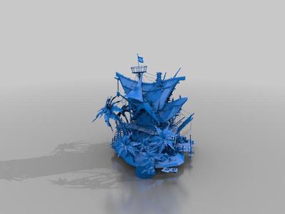 Pirate Island - man-o-war - terrain