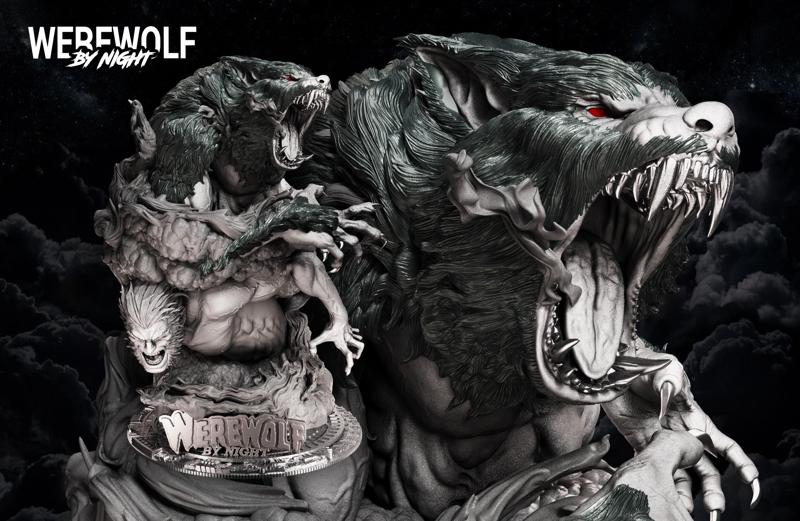 Wicked Marvel Werewolf Bust: Tested and ready for 3d printing