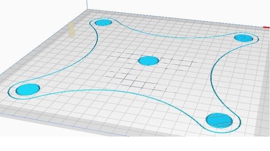 Ender 3 Bed Level Test 3 Point Bed