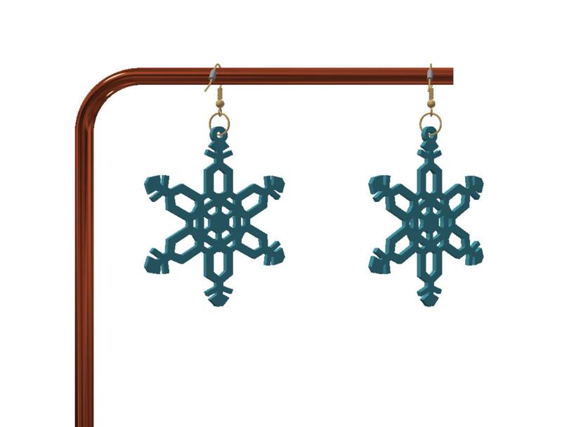 Christmas earrings