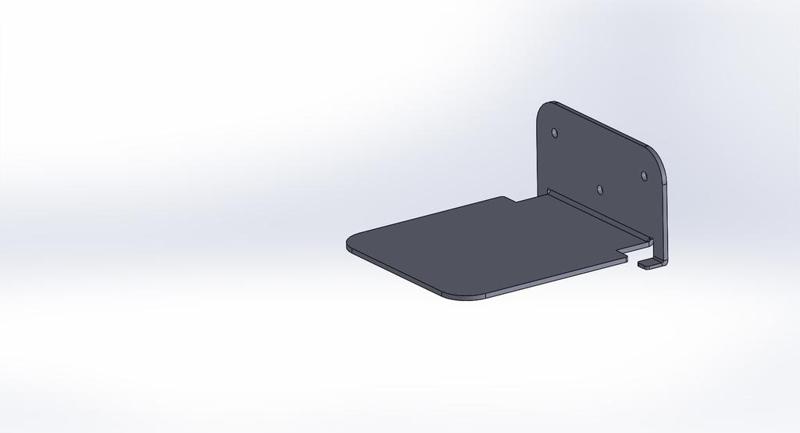 3d plastic bender floating shelf