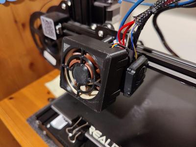 Ender 3 60mm Hot End Fan Mount