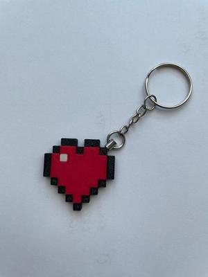 Minecraft heart for Valentine's Day