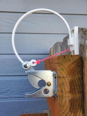 Gate latch spring