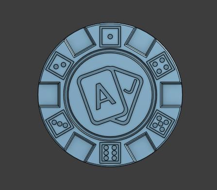 Casino chip  / Blackjack chip