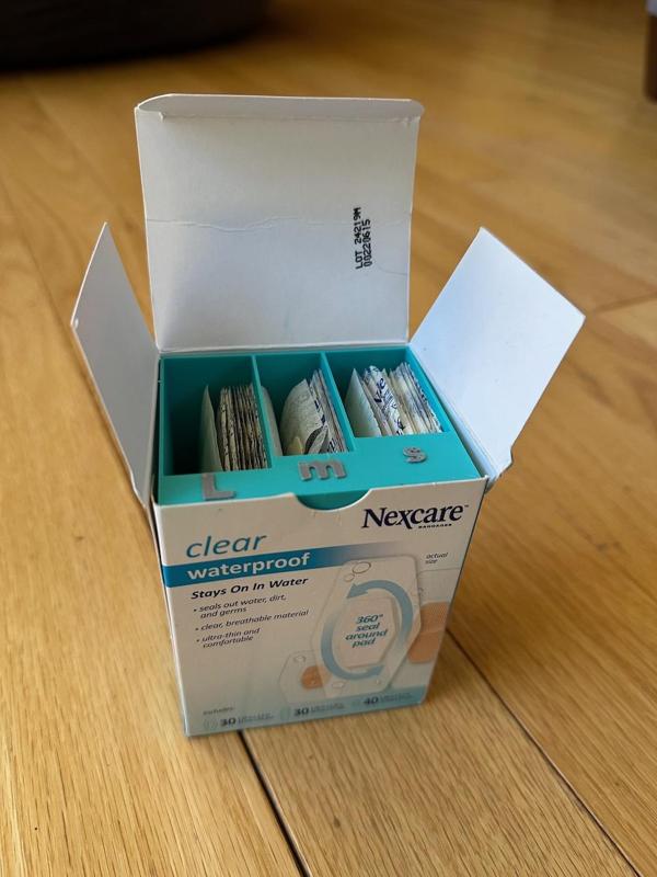 Nexcare Waterproof Bandaid In-Box organizer