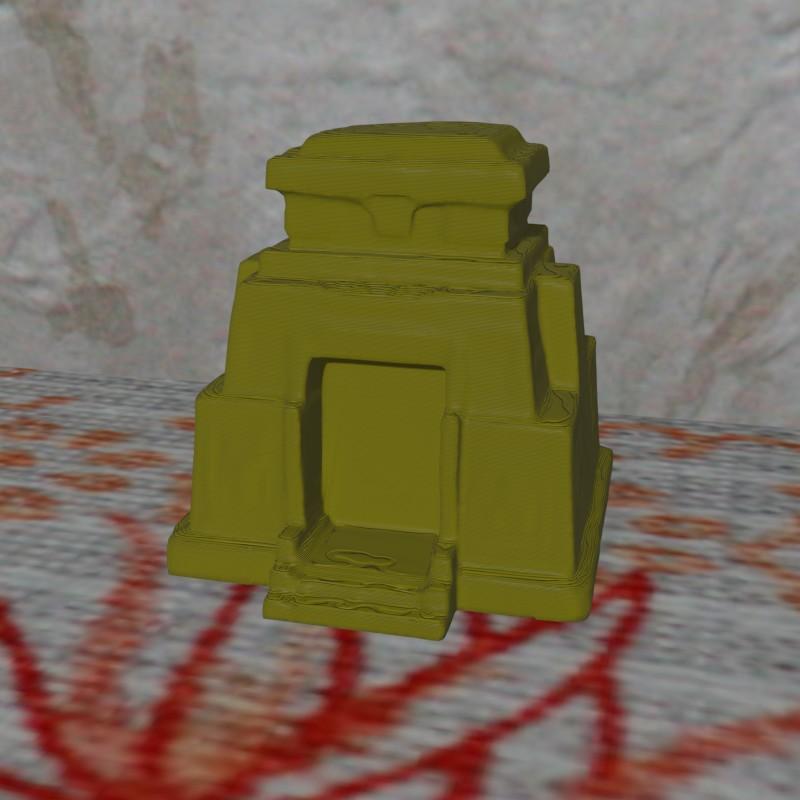 Temple diorama monopoly house FDM nosupport easyprint