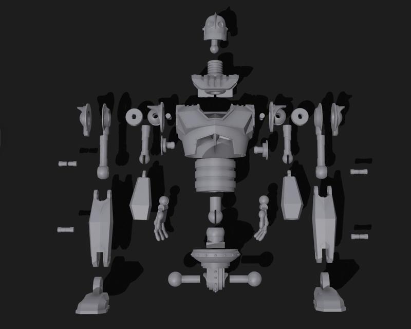 Iron Giant - Individual Parts