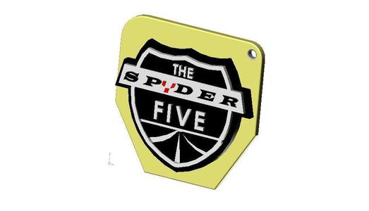 SPYDER LOGO KEYRING