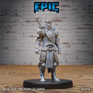 Tower Knight ‧ DnD Miniature ‧ Tabletop Miniatures ‧ Gaming Monster ‧ 3D Model ‧ RPG ‧ DnDminis ‧ STL FILE