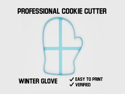 Winter glove Cookie cutter