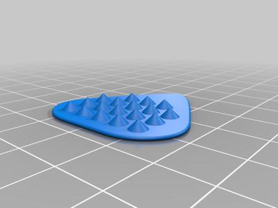 Plectrum with maximum grip 0.8mm 1mm 1,5mm 2mm