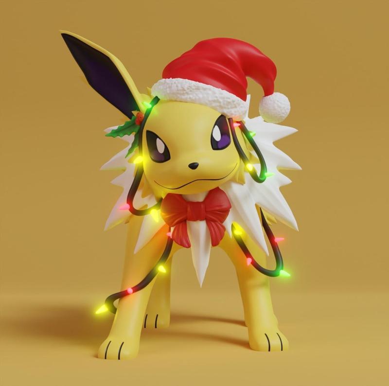 Pokemon - Christmas Jolteon