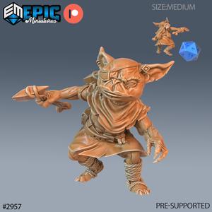 Goblin Warrior ‧ DnD Miniature ‧ Tabletop Miniatures ‧ Gaming Monster ‧ 3D Model ‧ RPG ‧ DnDminis ‧ STL FILE