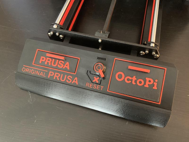 Prusa MK3S Multi Color Raspberry Pi piTFT Case for Octoprint