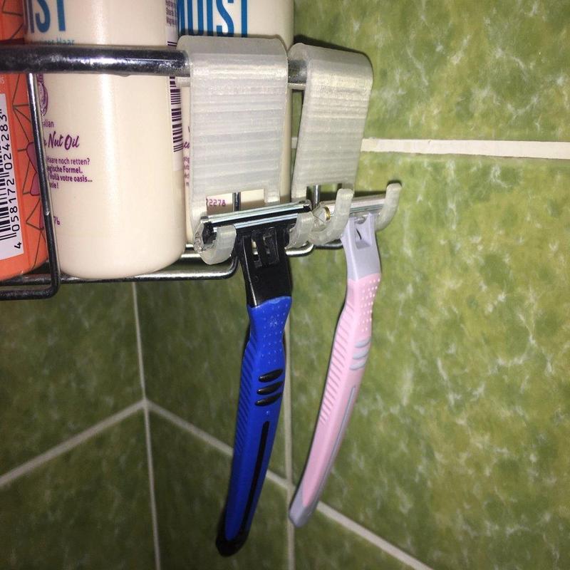 Holder for a body shaver