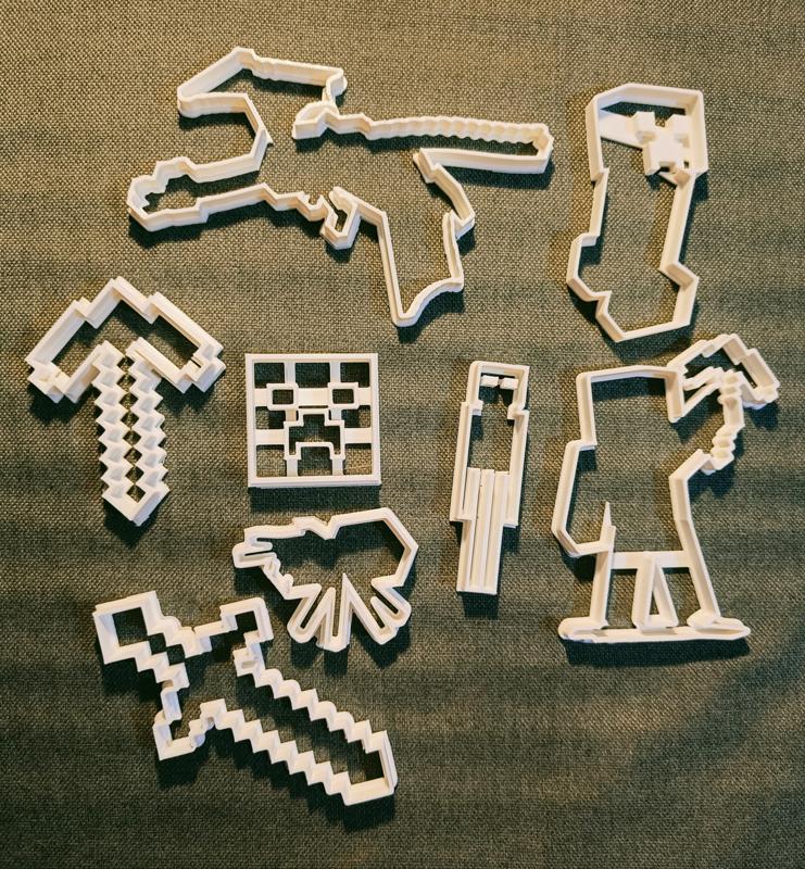Minecraft cookie cutter pack
