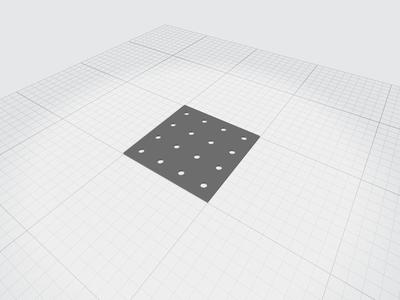 Customisable 3D Printable Pegboard Panels