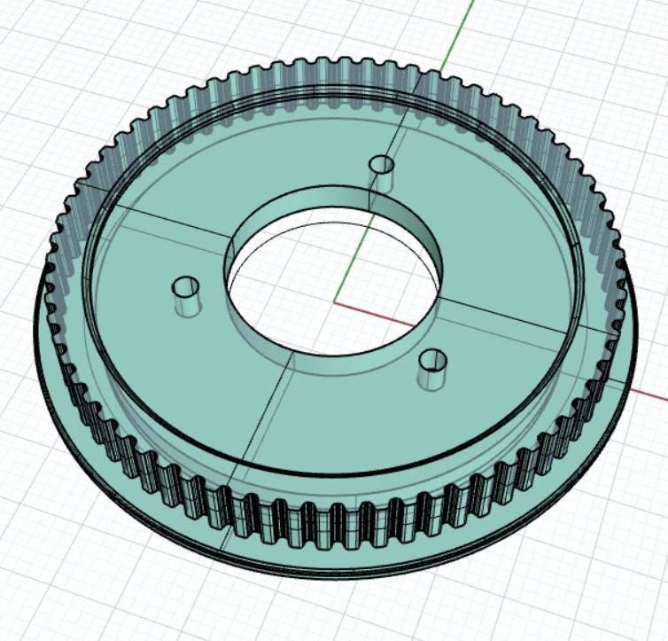 Align 470L Drive Pulley 70t (fixed)